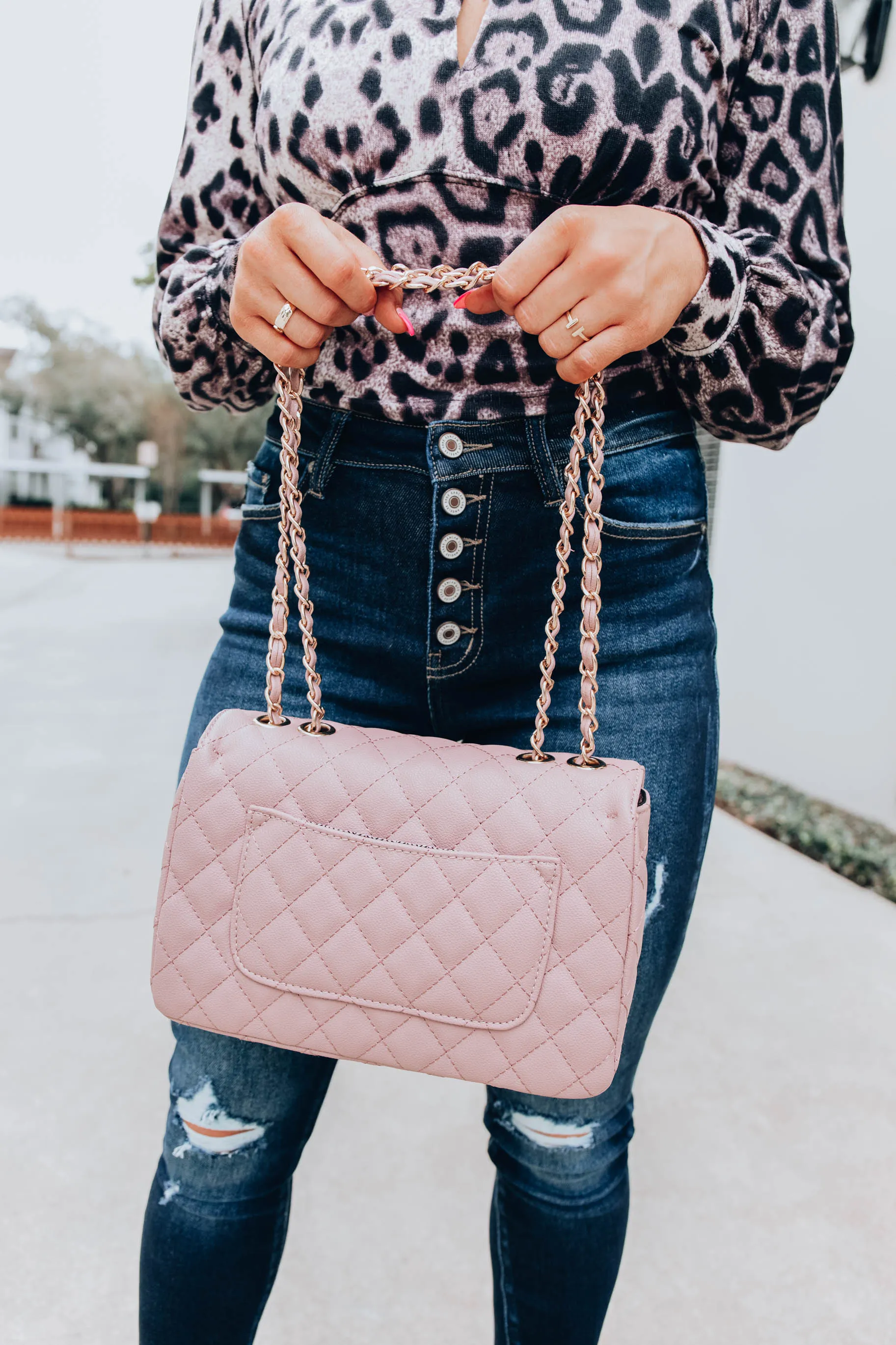 Not Your Boyfriend Bag - Mauve