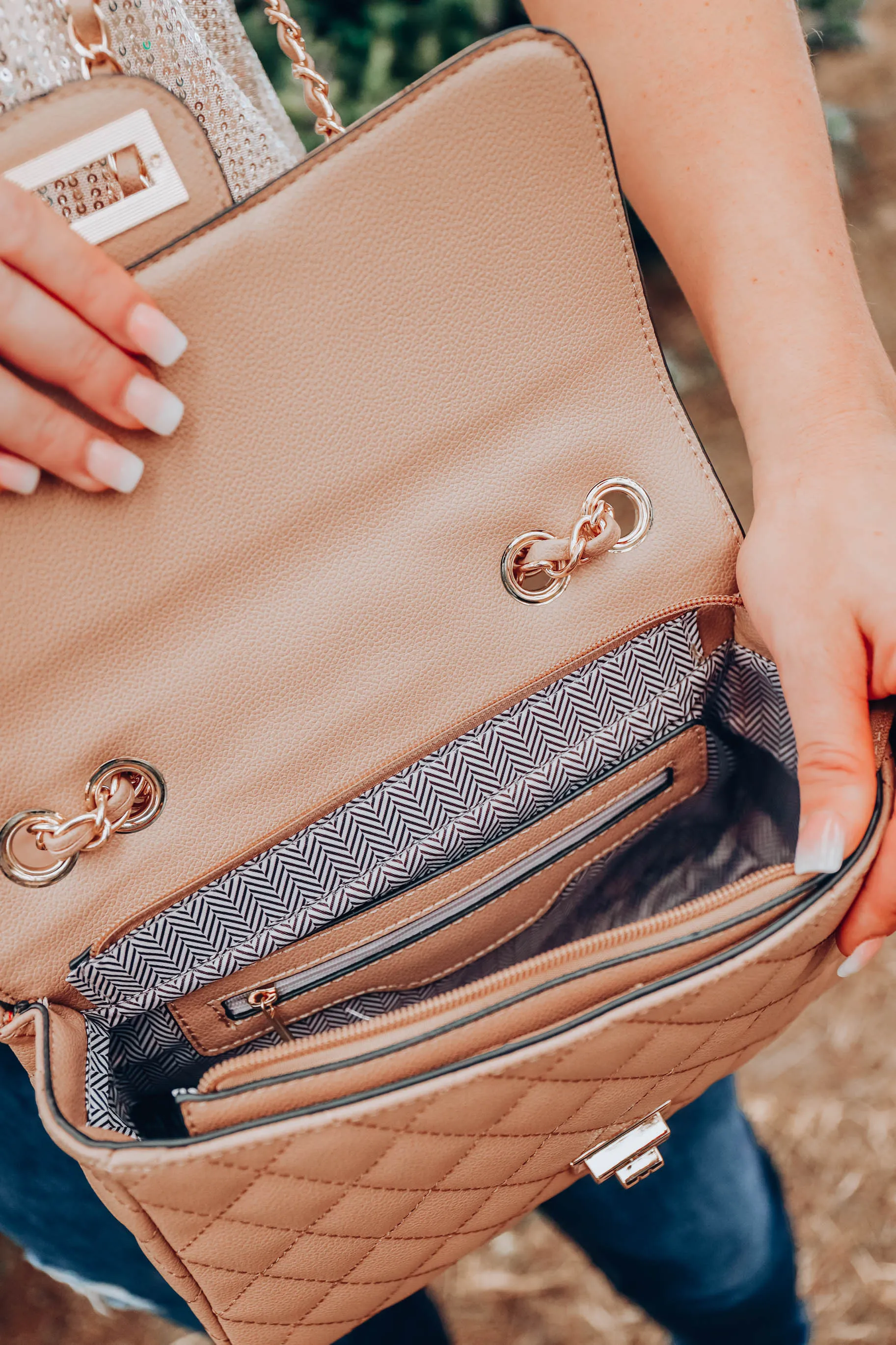 Not Your Boyfriend Bag - Taupe