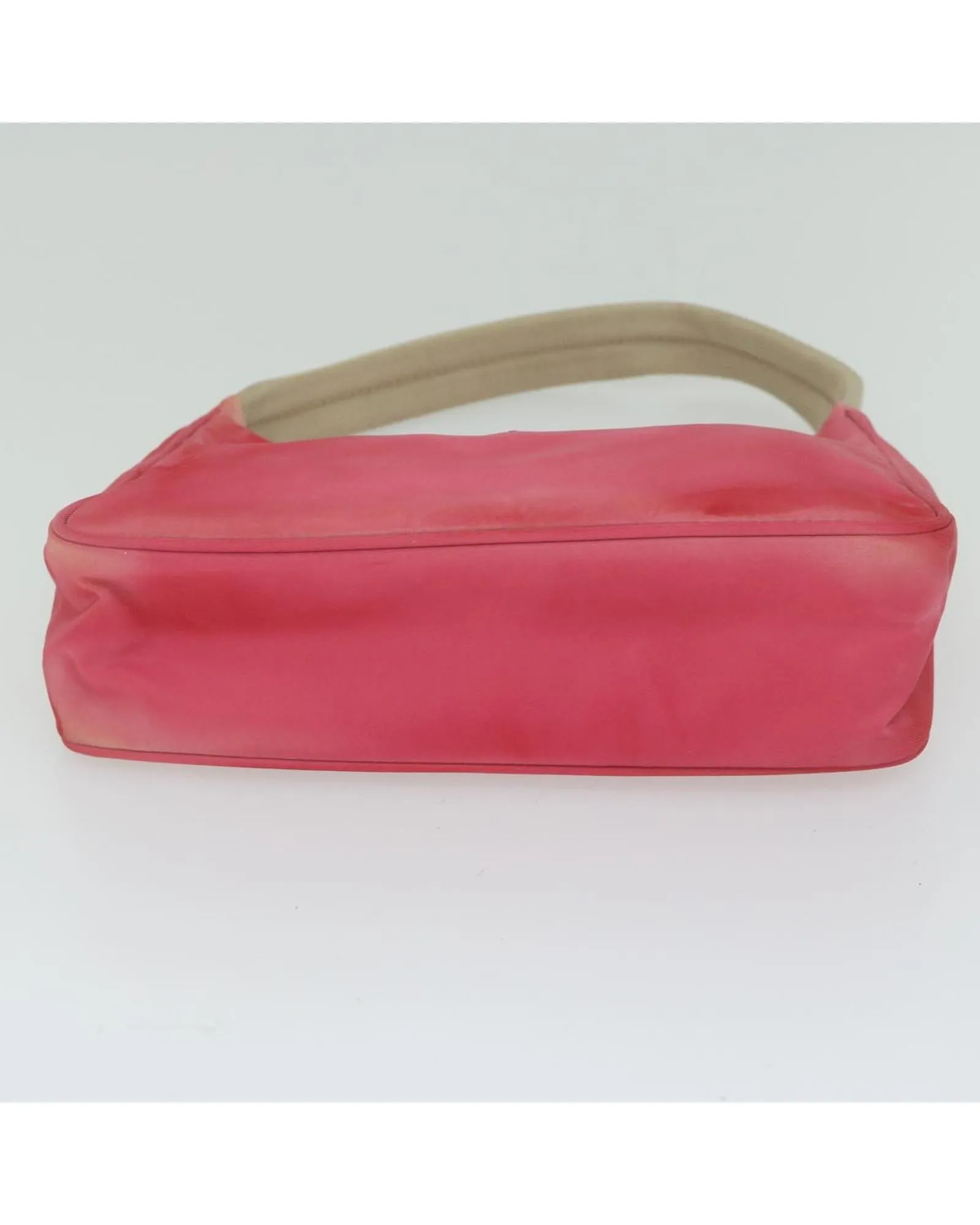 Nylon Pink Hand Bag with Accessories - Authentic Italian Designer Bag