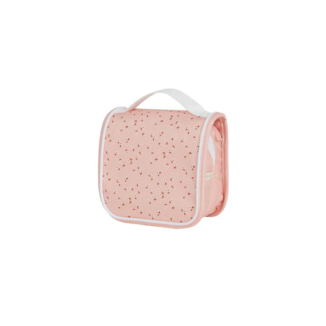 Olli Ella See-Ya Wash Bag - Pink Daisies