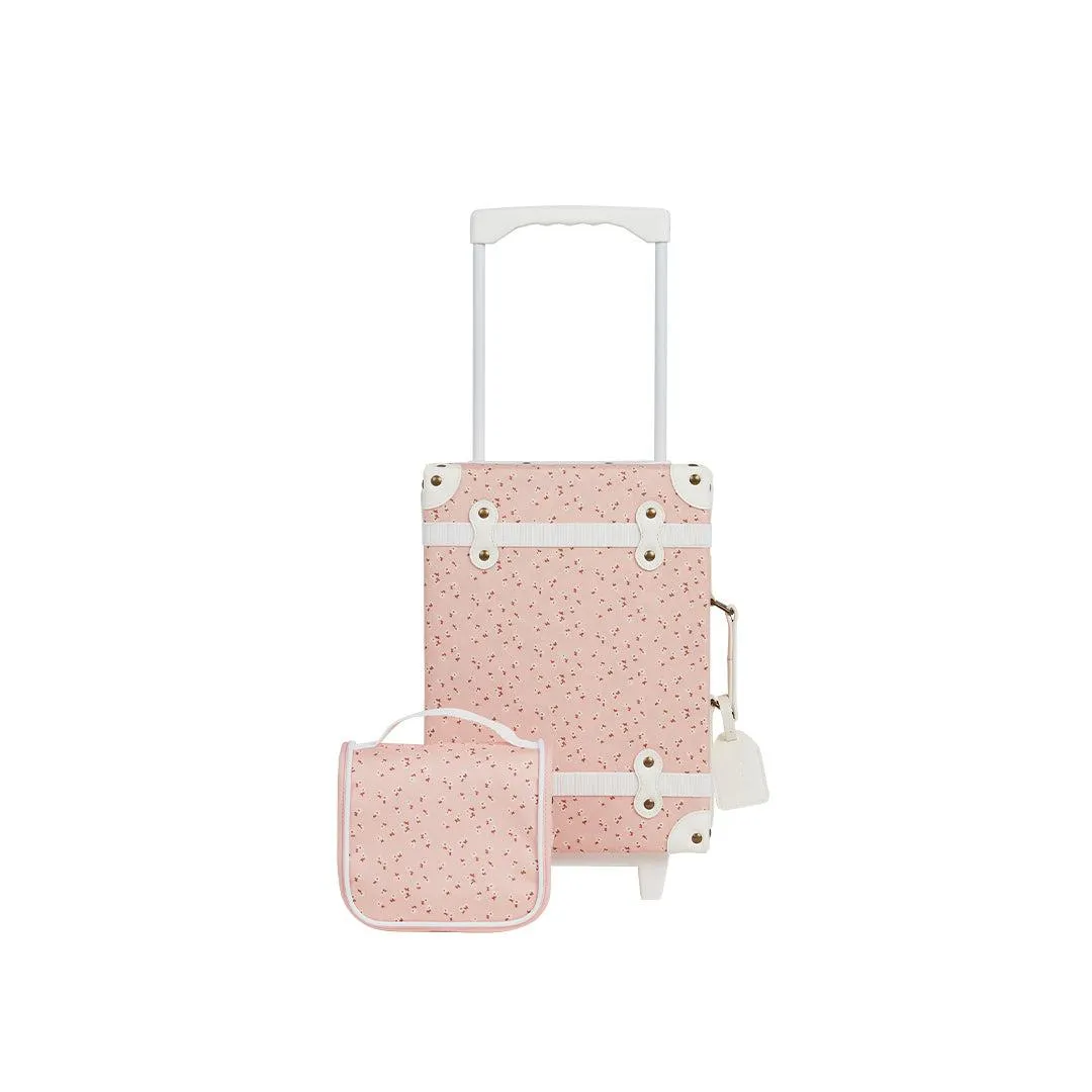 Olli Ella See-Ya Wash Bag - Pink Daisies