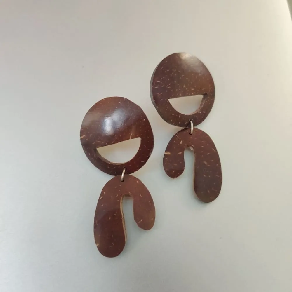 ONEarth #4 - Coconut Shell Earrings