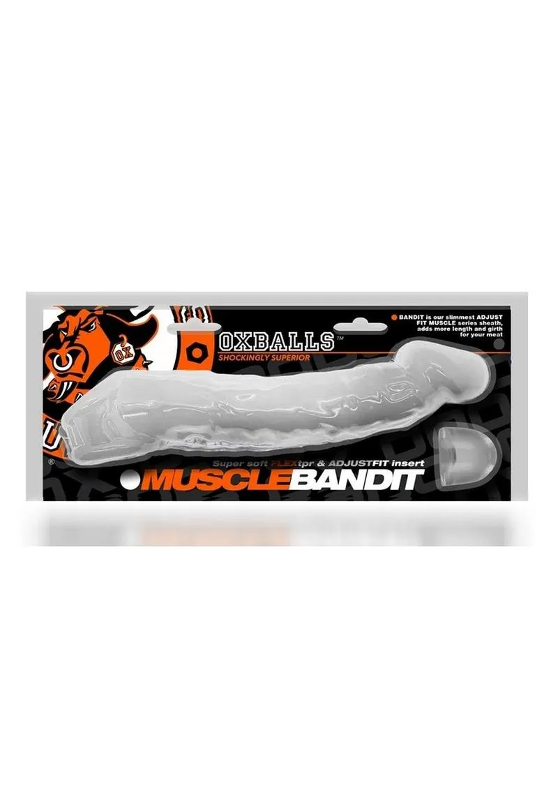 Oxballs Muscle Bandit Slim Muscle Cocksheath - White