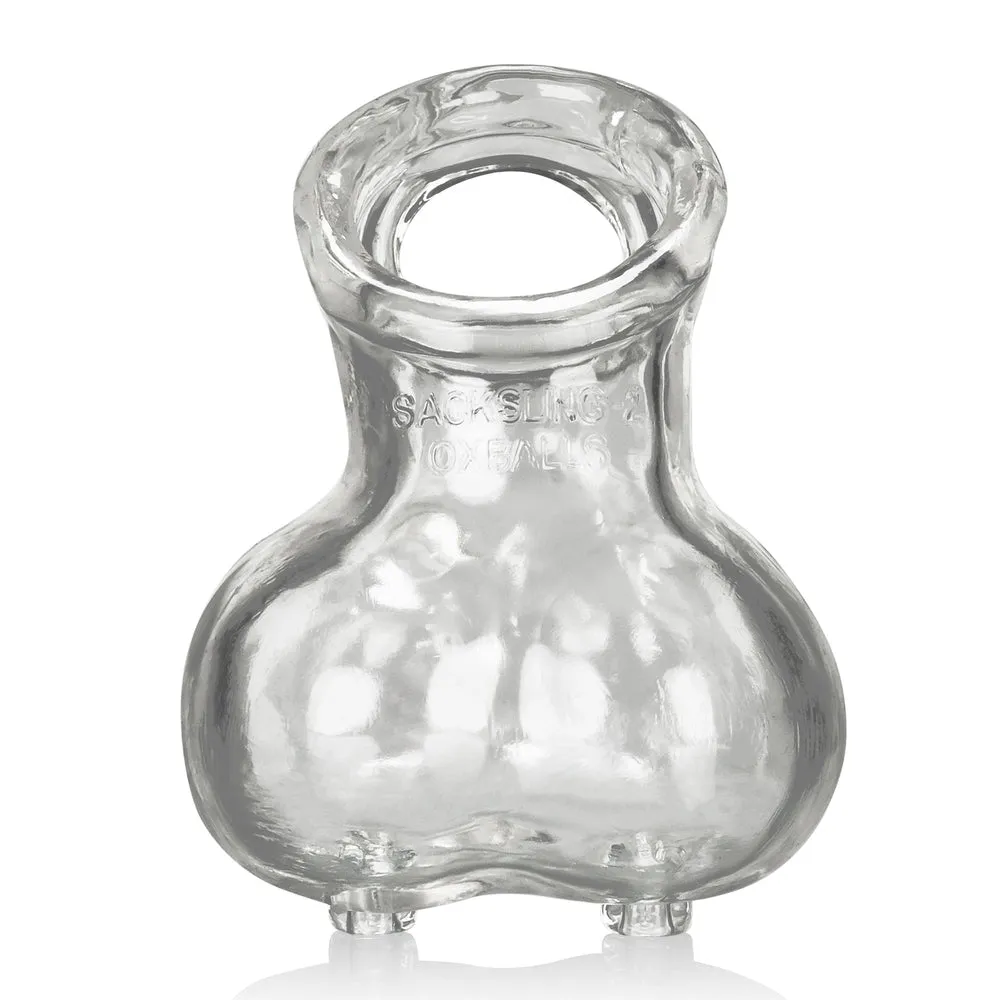 Oxballs Sacksling-2 Stretchy Cocksling And Ball Bag Clear