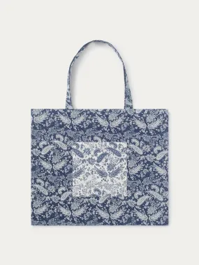 Paisley mixed tote bag