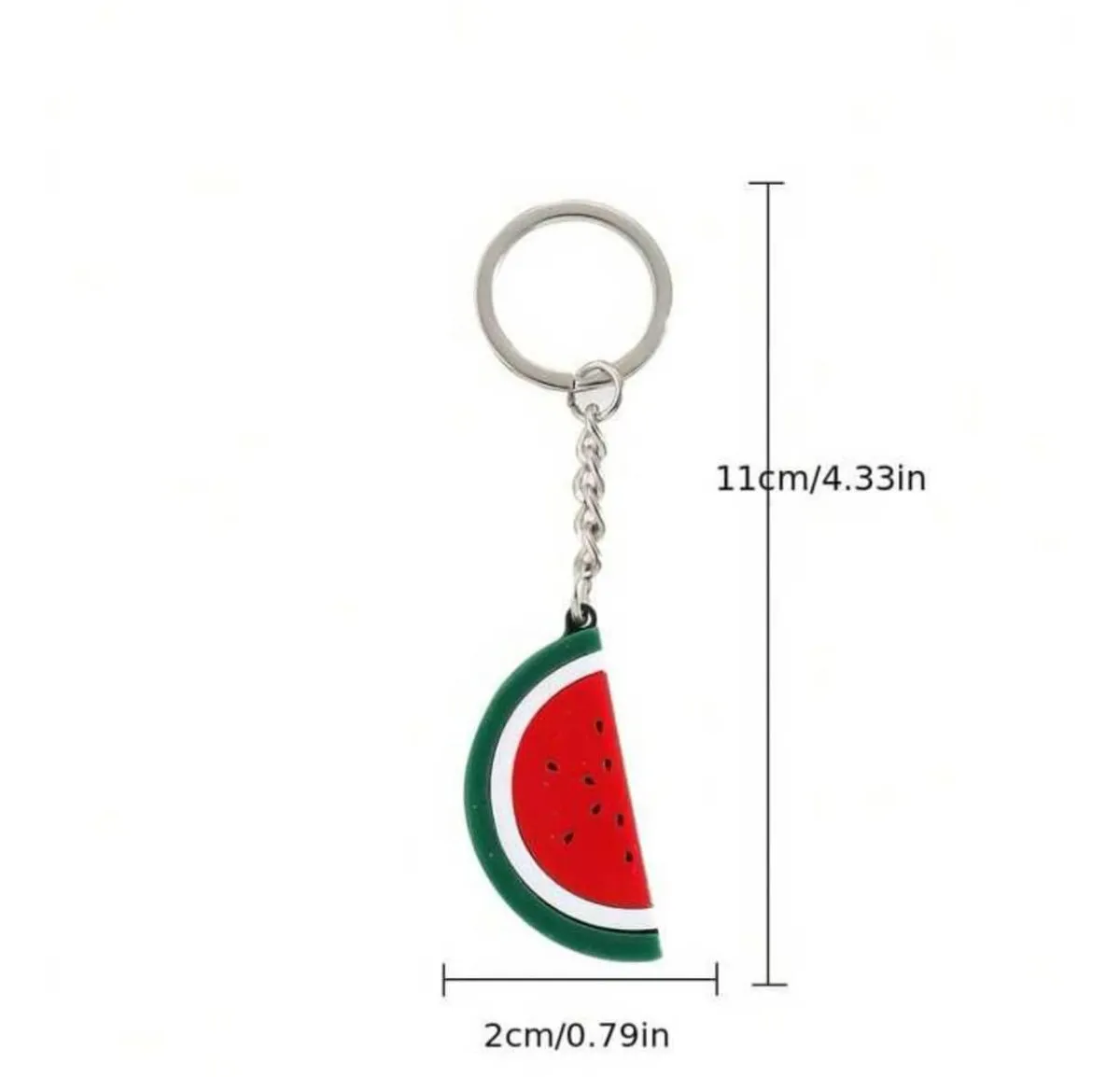 Palestine Watermelon Keyring