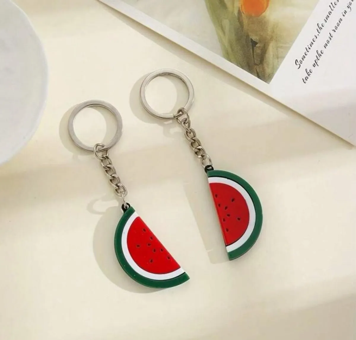 Palestine Watermelon Keyring