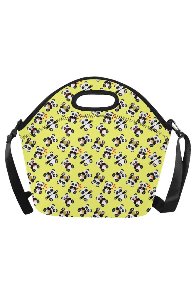 Panda Moments Neoprene Lunch Bag/Large (Model 1669)