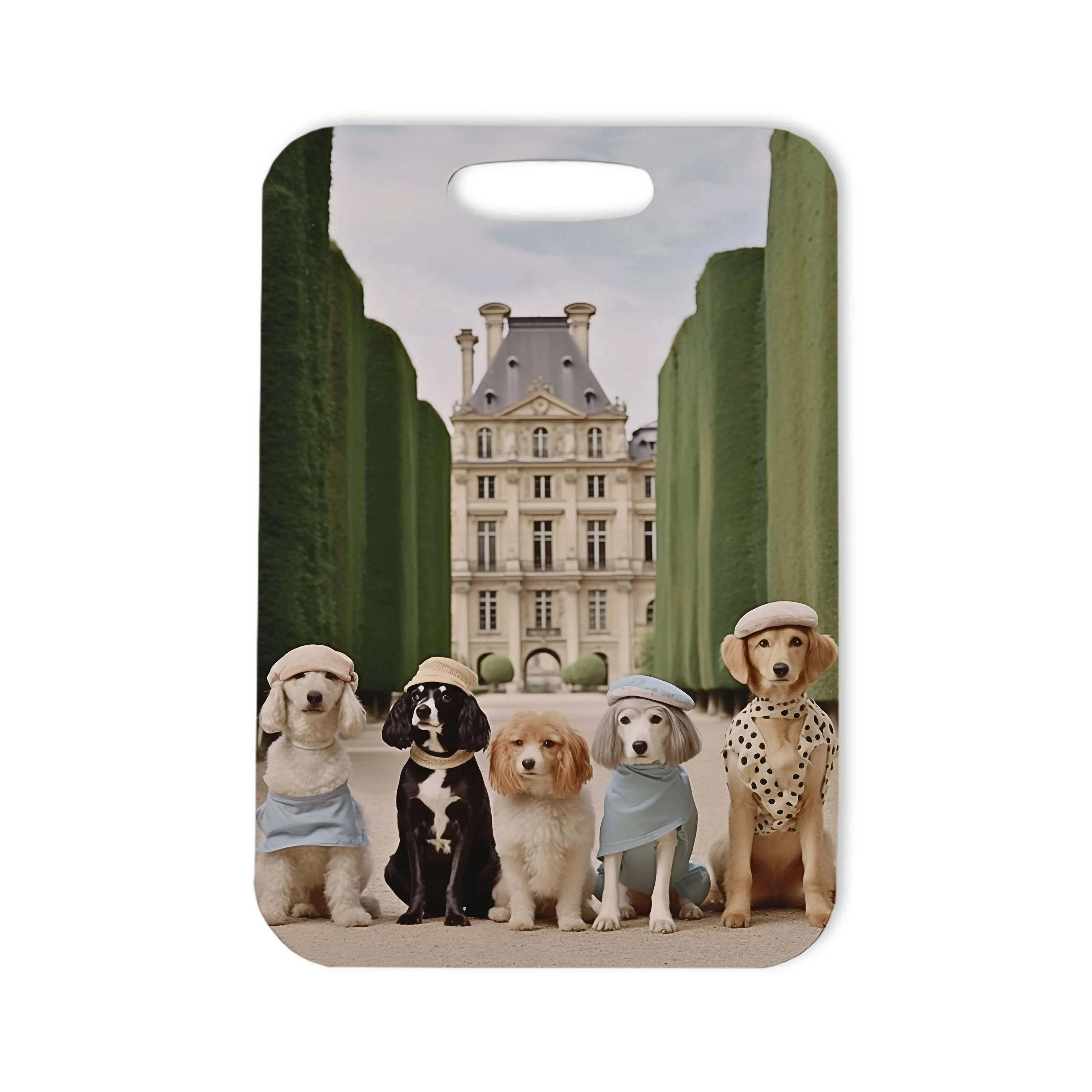 Paris Dogs Bag Tag