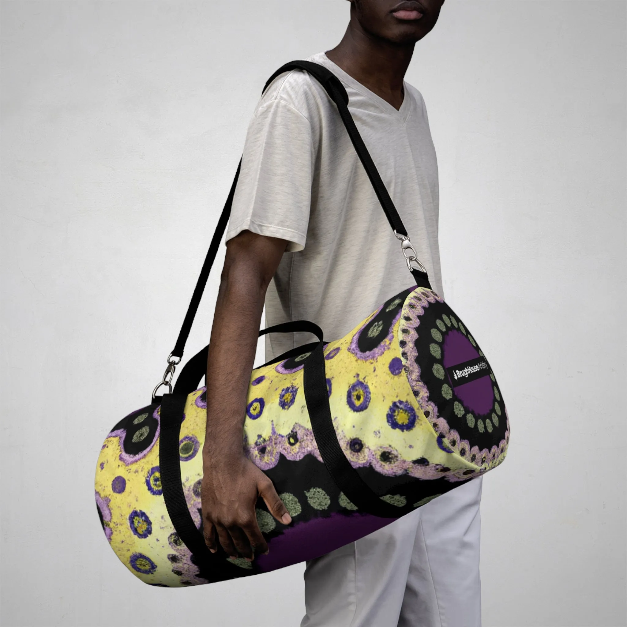 Pastel Weaving. - Duffel bag