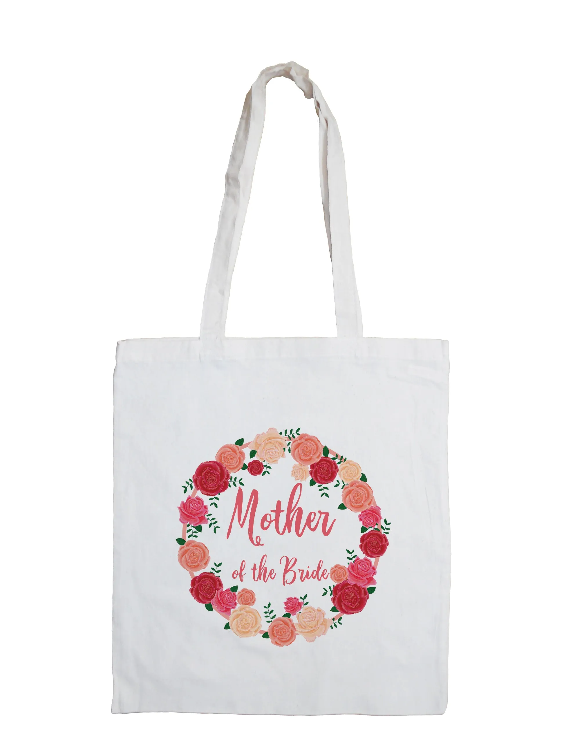 Peach Flowers - Personalised Tote Bag