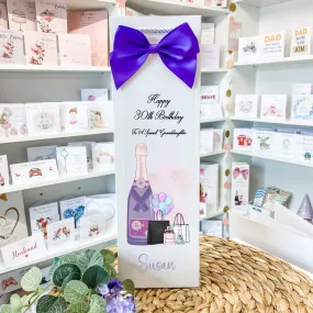 Personalised Birthday Bottle Gift Bag For Her