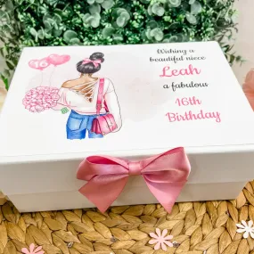 Personalised Birthday Gift Box Teenage Girl