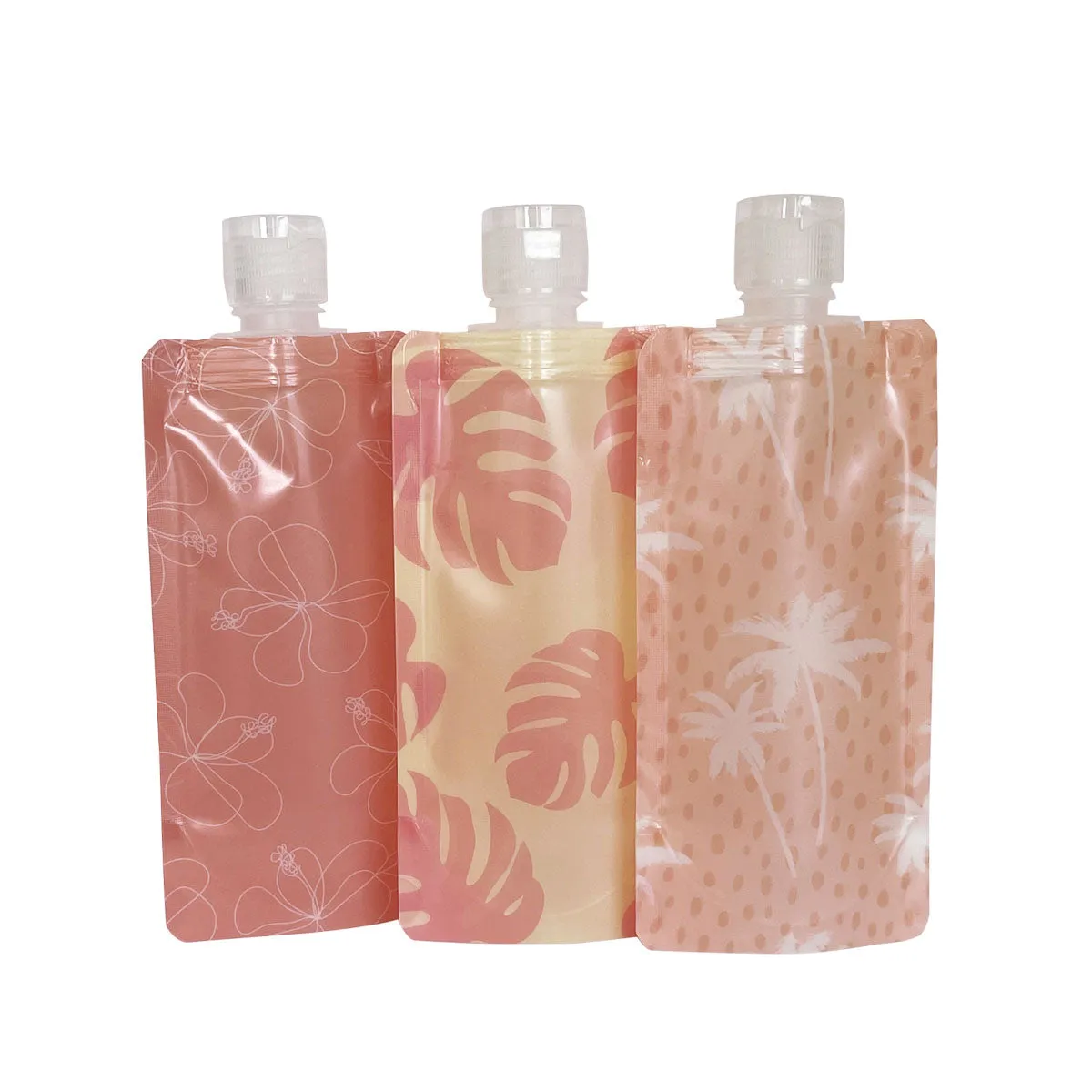 Pink Paradise Travel Pouch Set of 3