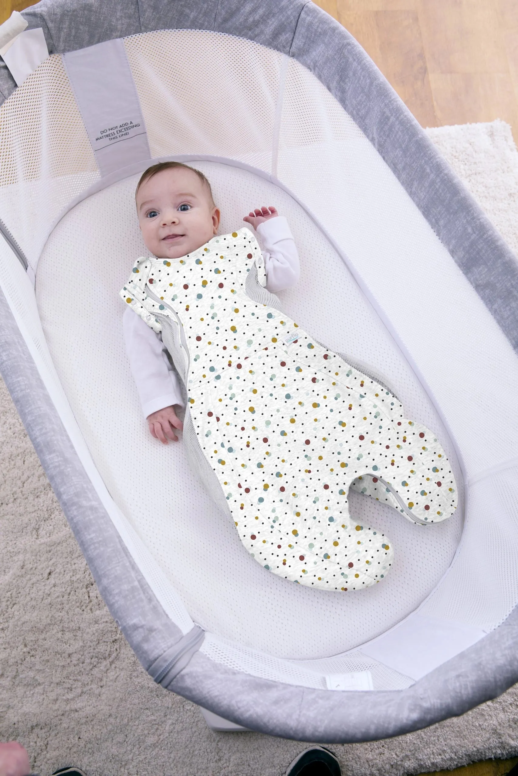 Purflo Swaddle to Sleep Bag 0.5 Tog - Scandi Spot