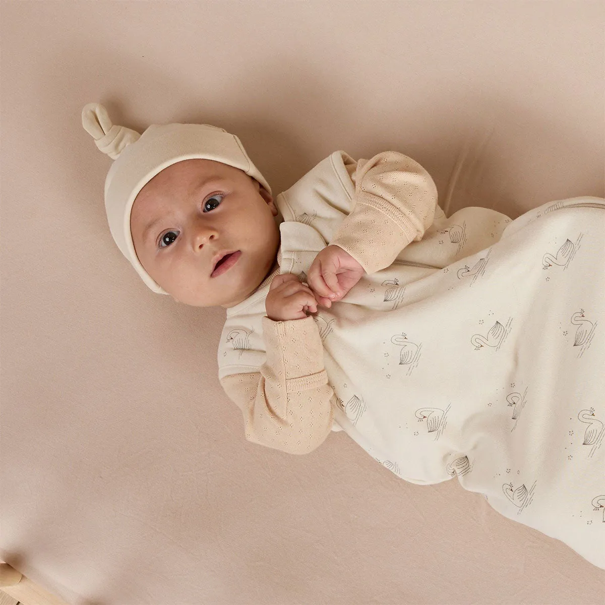 Quincy Mae Jersey Sleep Bag - Swans