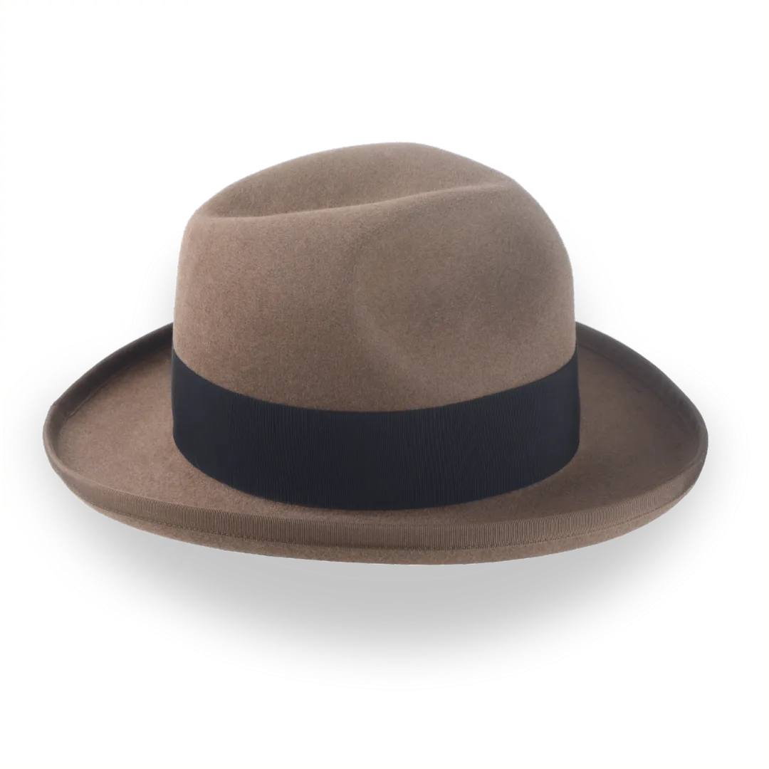 Retro Homburg Hat for Men in Premium Fur Felt | The Phaeton