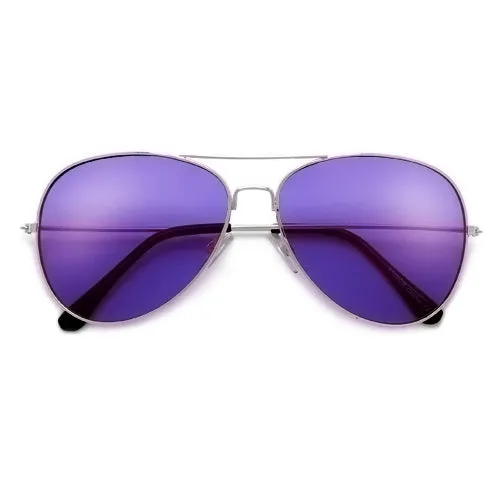 Rock Star Status Classic Colorful Teardrop Aviator