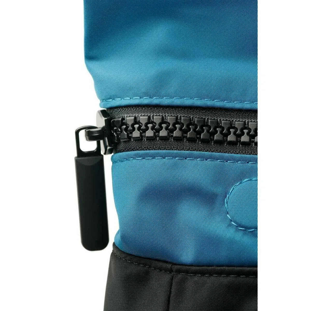 Roka Canfield B Medium Creative Waste Two Tone Recycled Nylon Backpack - Black/Sea Port Blue