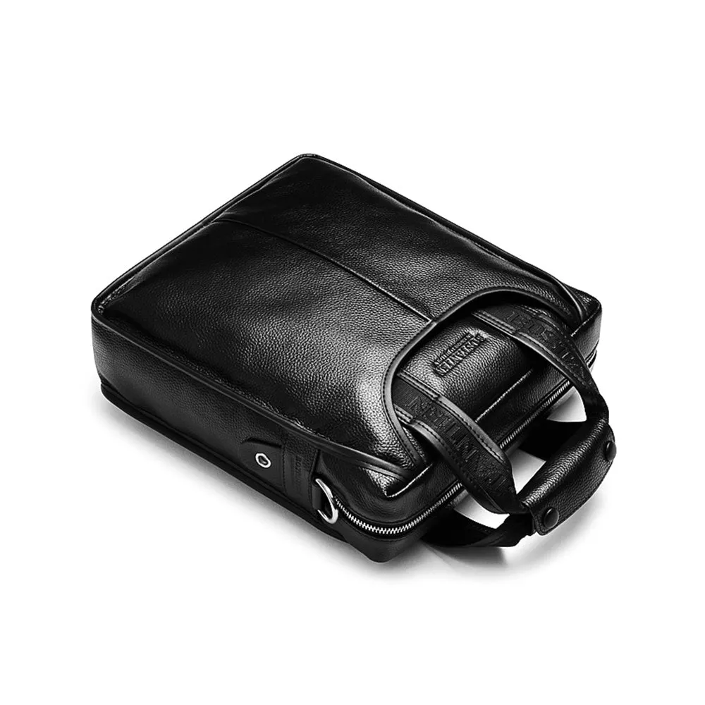 Royal Retro Designer Vertical Leather Briefcase