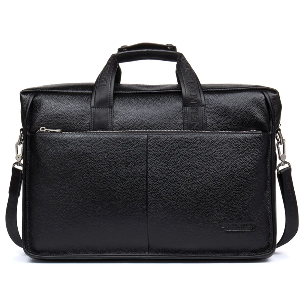 Royal Retro Leather Briefcase | 17' Laptop