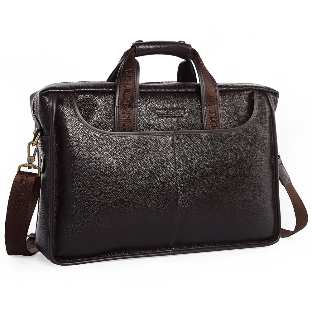 Royal Retro Leather Briefcase | 17' Laptop