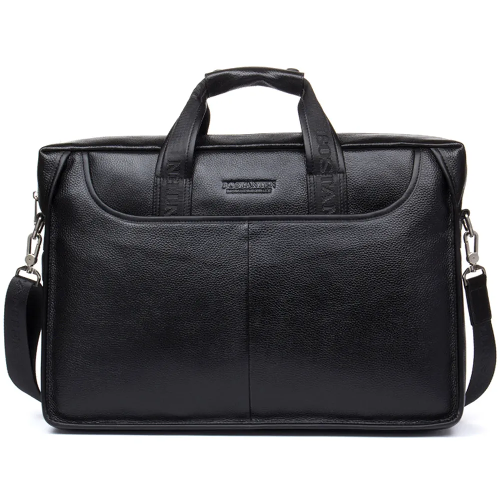 Royal Retro Leather Briefcase | 17' Laptop