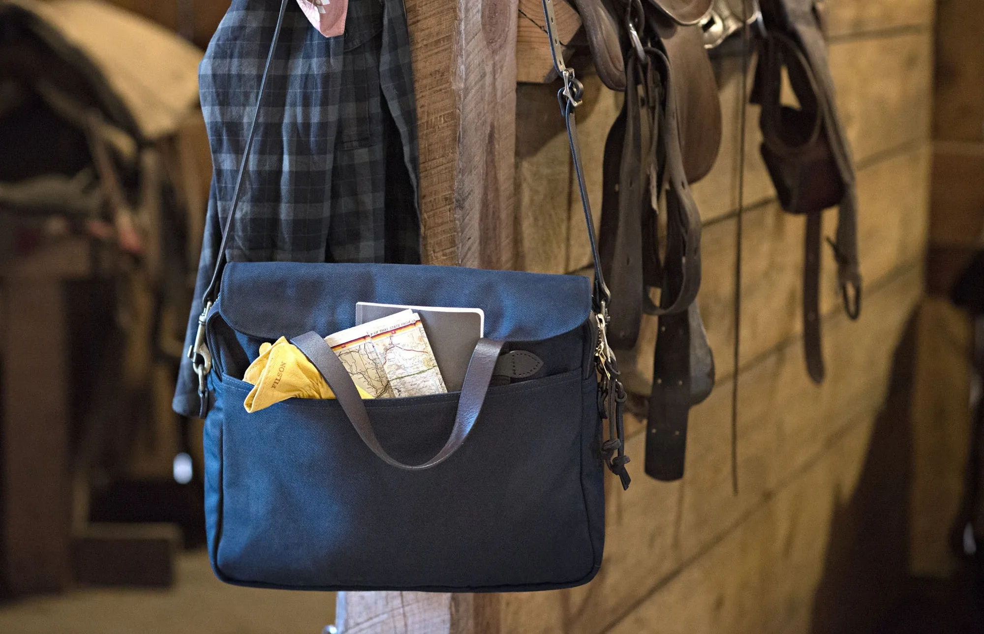 Rugged Twill Original Briefcase - Navy