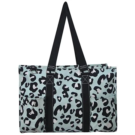 !SALE! Purrfect Cheetah NGIL Zippered Caddy Large Organizer Tote Bag