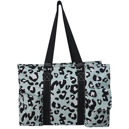 !SALE! Purrfect Cheetah NGIL Zippered Caddy Large Organizer Tote Bag