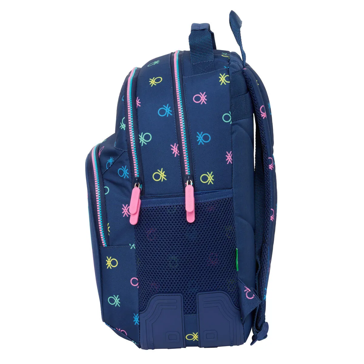 School Bag Benetton Cool Navy Blue 32 x 42 x 15 cm