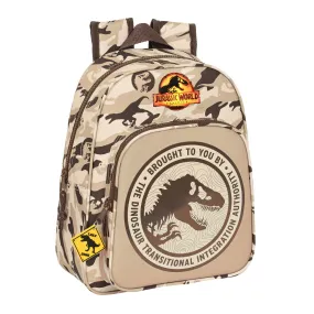 School Bag Jurassic World Dominion Brown (27 x 33 x 10 cm)