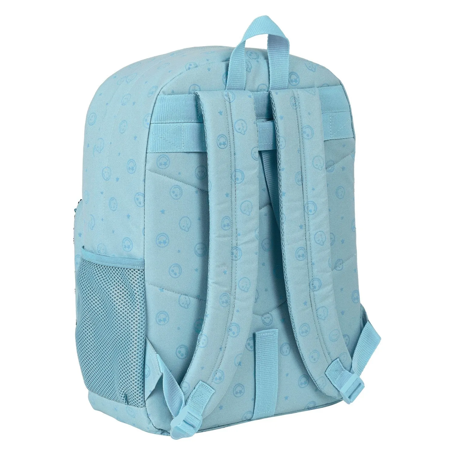 School Bag Smiley M754 Blue 32 x 43 x 14 cm