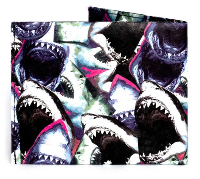 Shark Feed Flat Wallet | RFID Protection