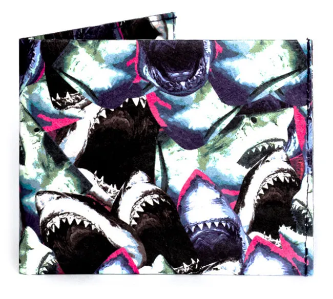 Shark Feed Flat Wallet | RFID Protection