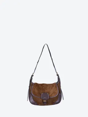 Sierra suede shoulder bag