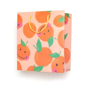 Smiley Orange Gift Bag