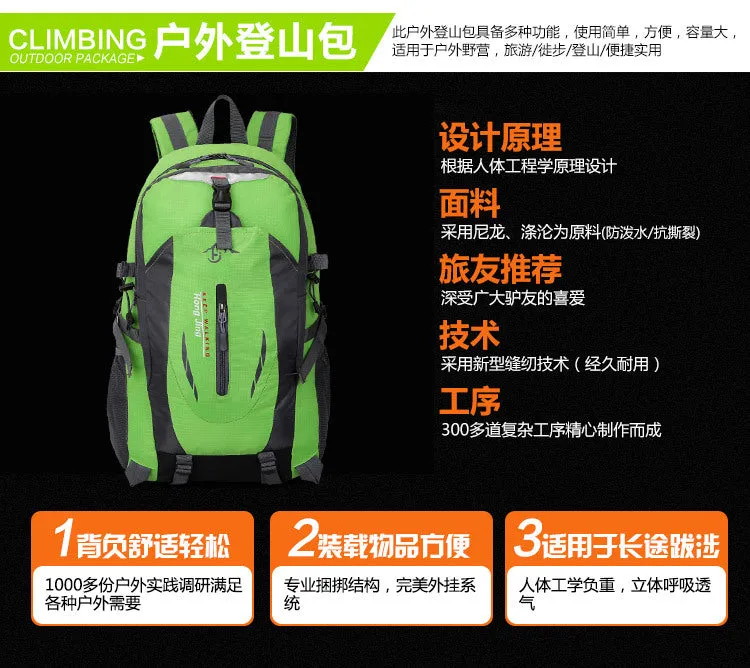 Sport Outdoor Swagger Bag Polyamides and Nylon Backpack for hiking