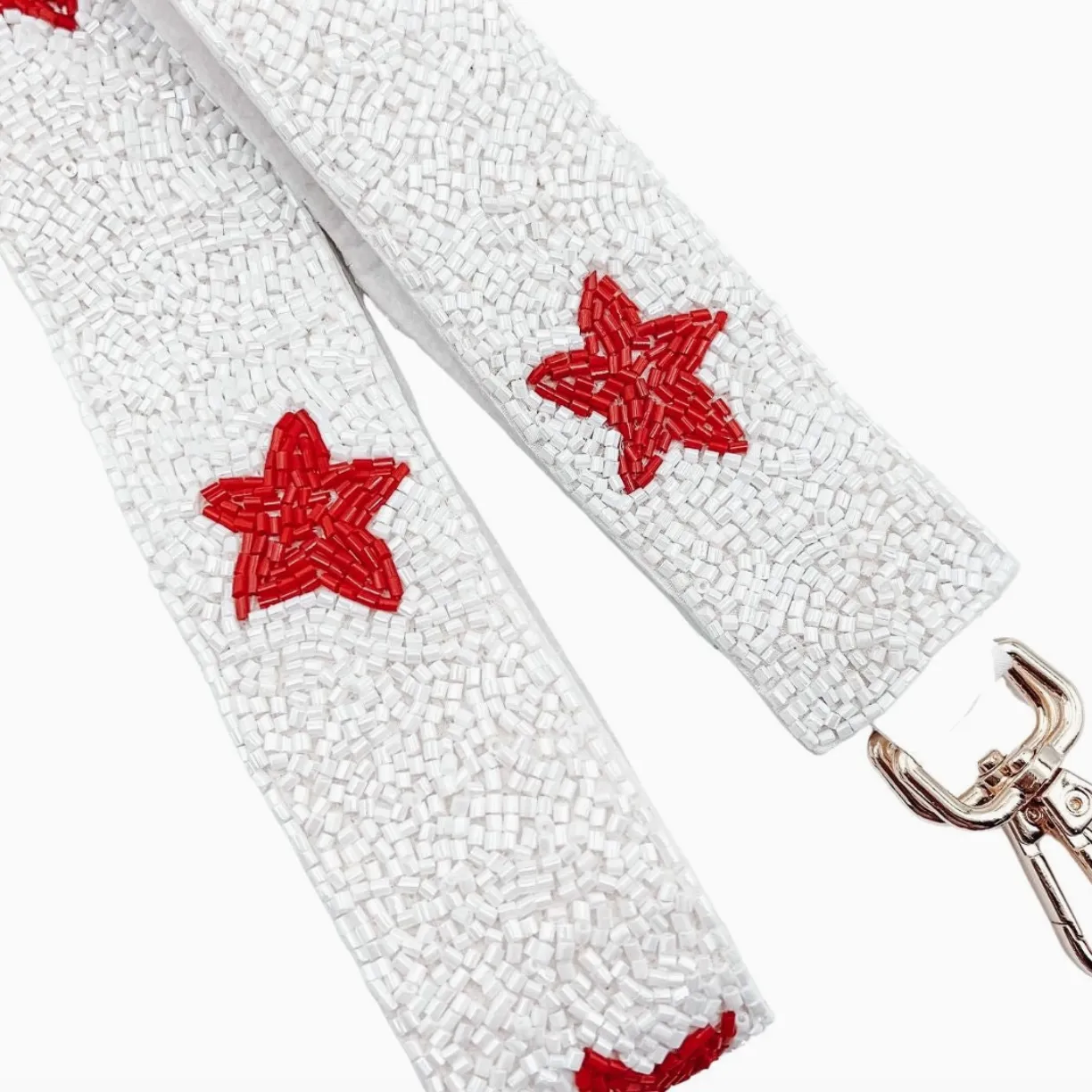 Star Power Beaded Star Detail Bag Strap