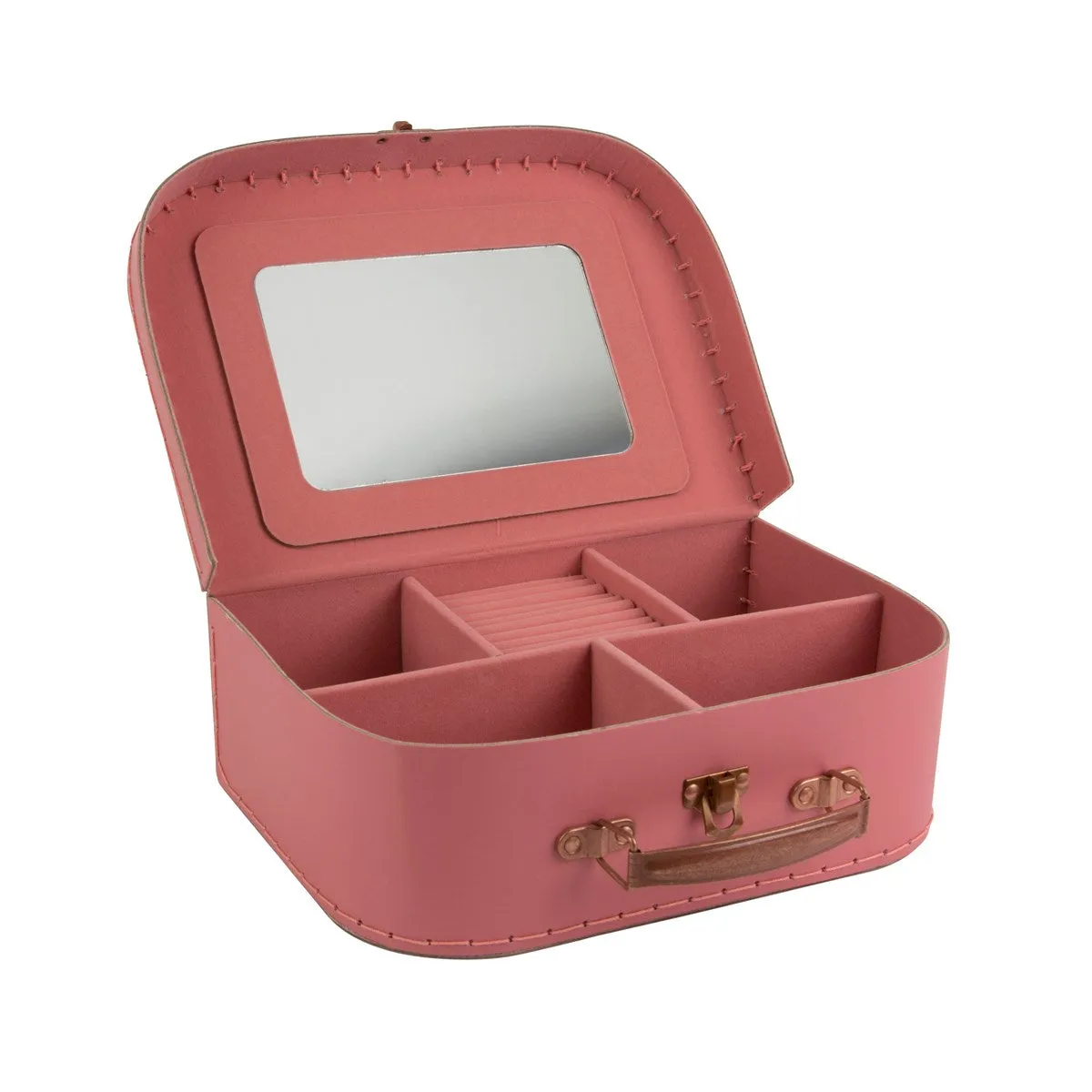 Suitcase Jewellery Box - Pink