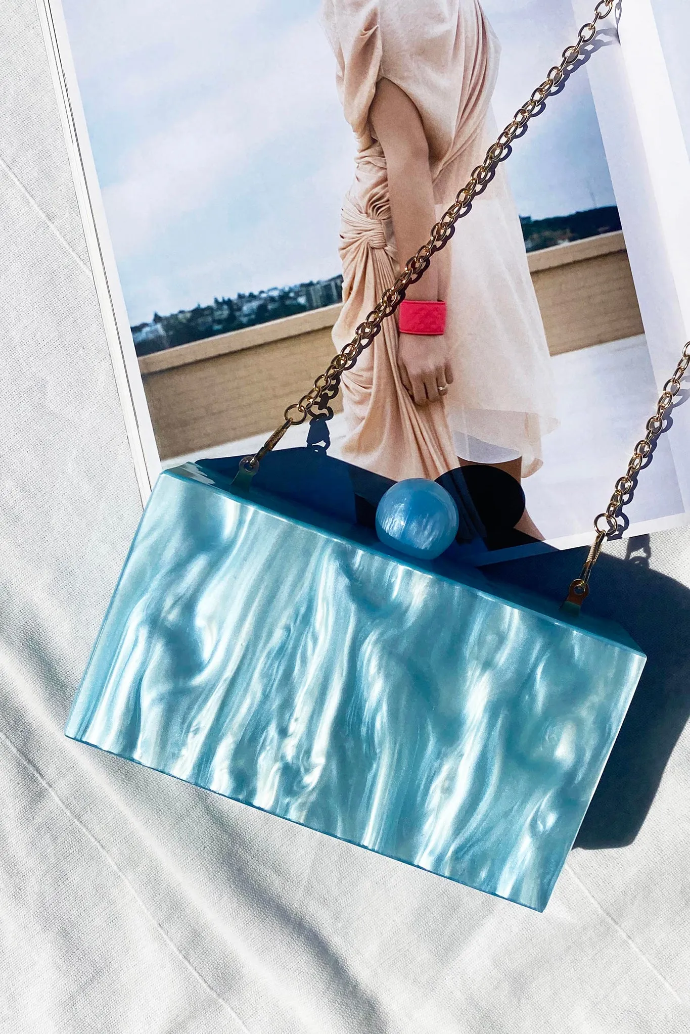 Sundrenched Clutch Bag - Blue