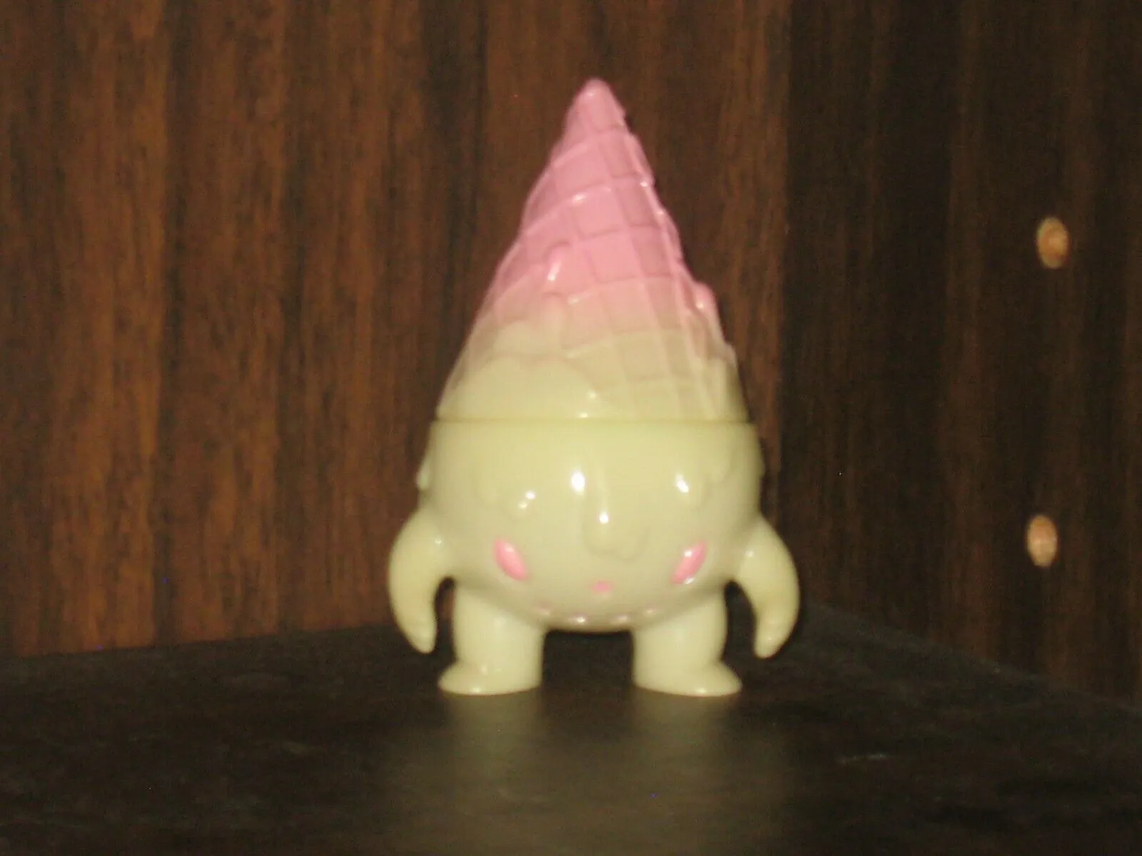 Super7 Milton Kandy Kaiju Ice Cream Cone Sofubi GID Pink/White Art Toy Lucky Bag Edition