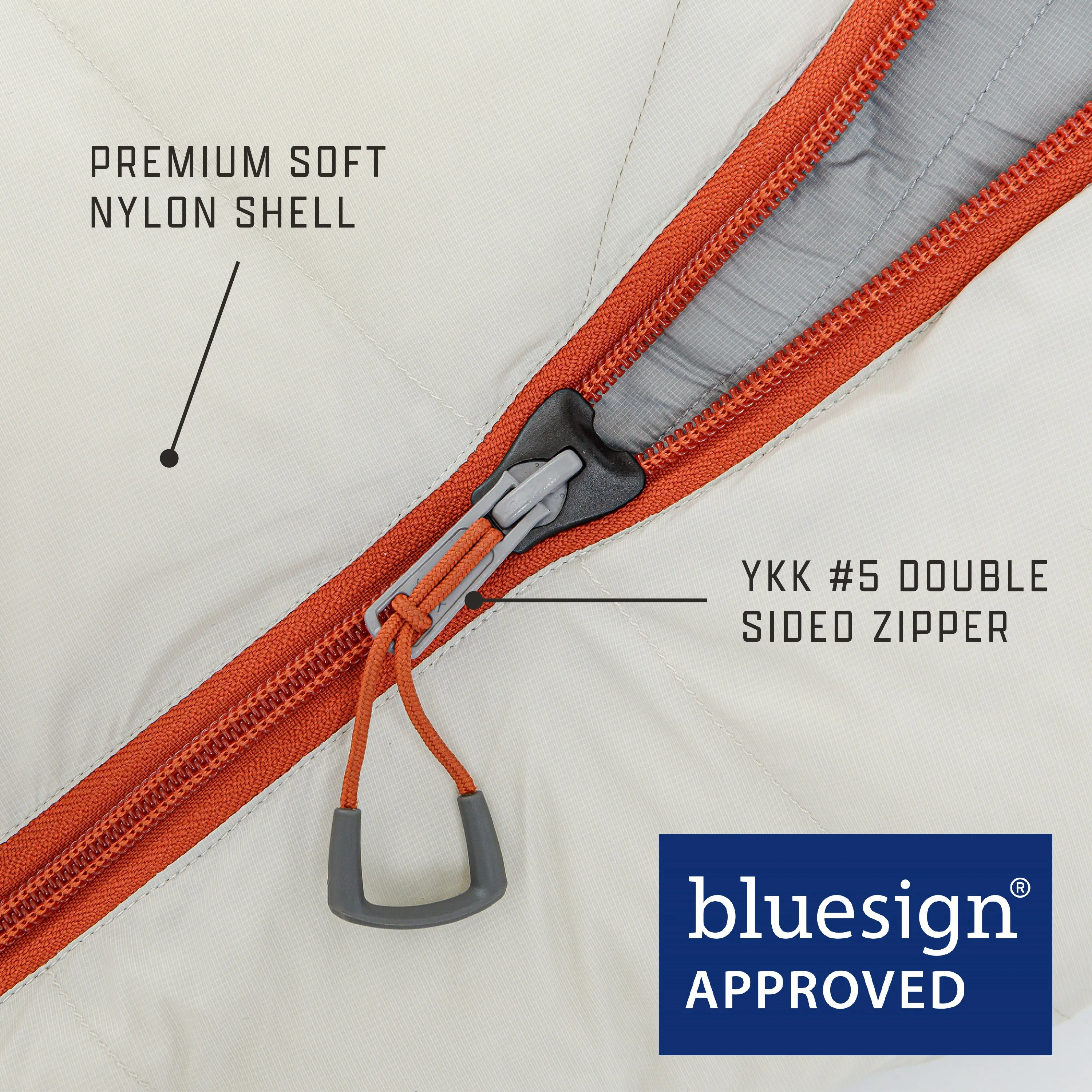 Synthetic Down Sleeping Bag 30°F Hybrid Shape (XL Size)