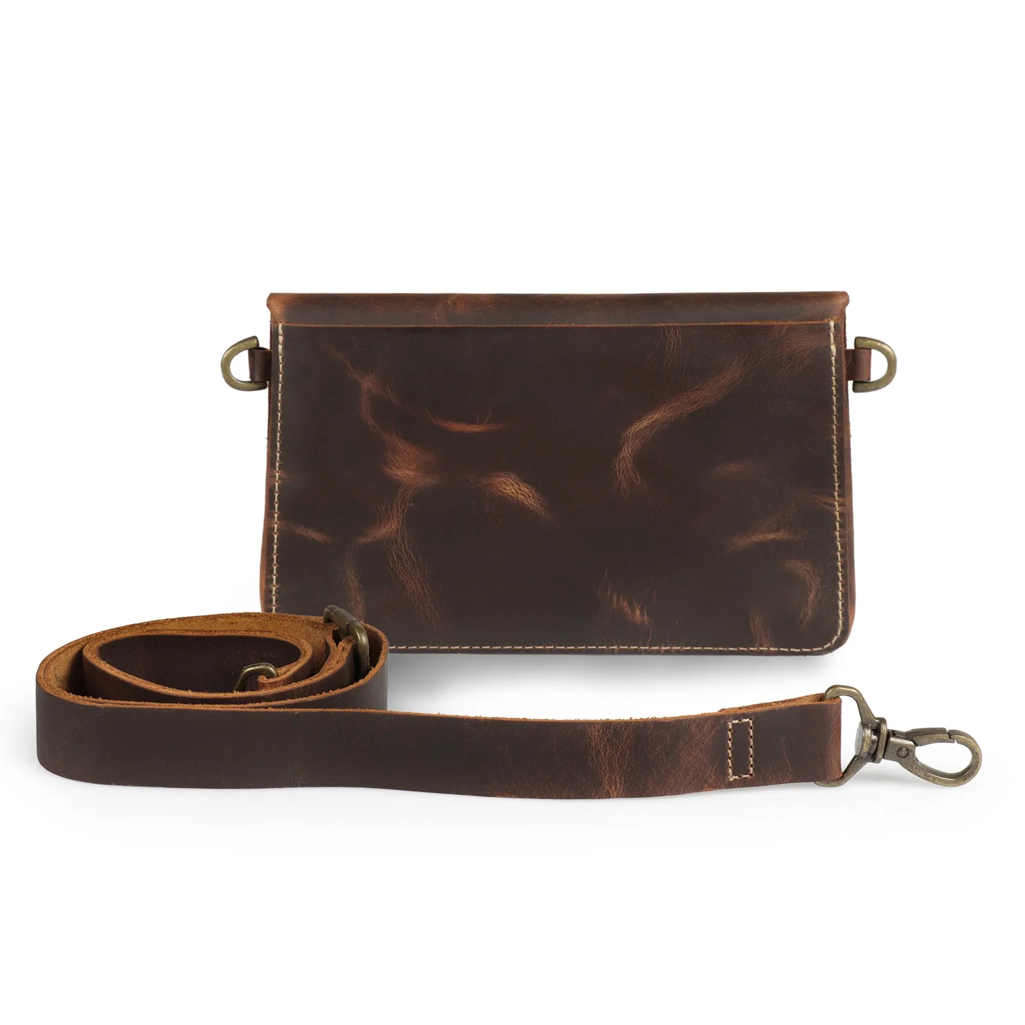 Teslin Leather Convertible Purse