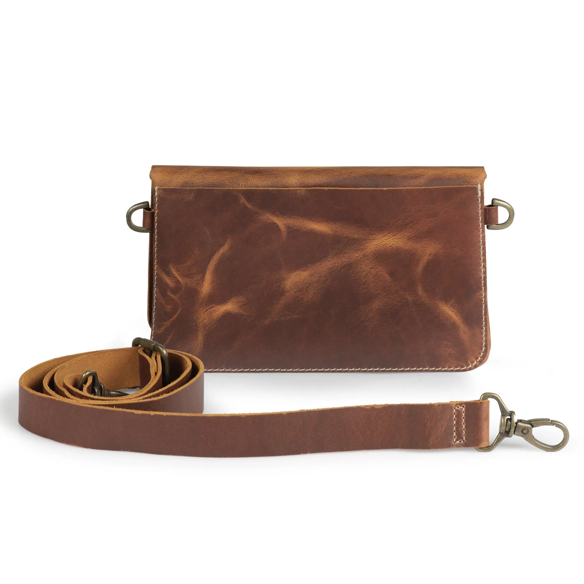 Teslin Leather Convertible Purse