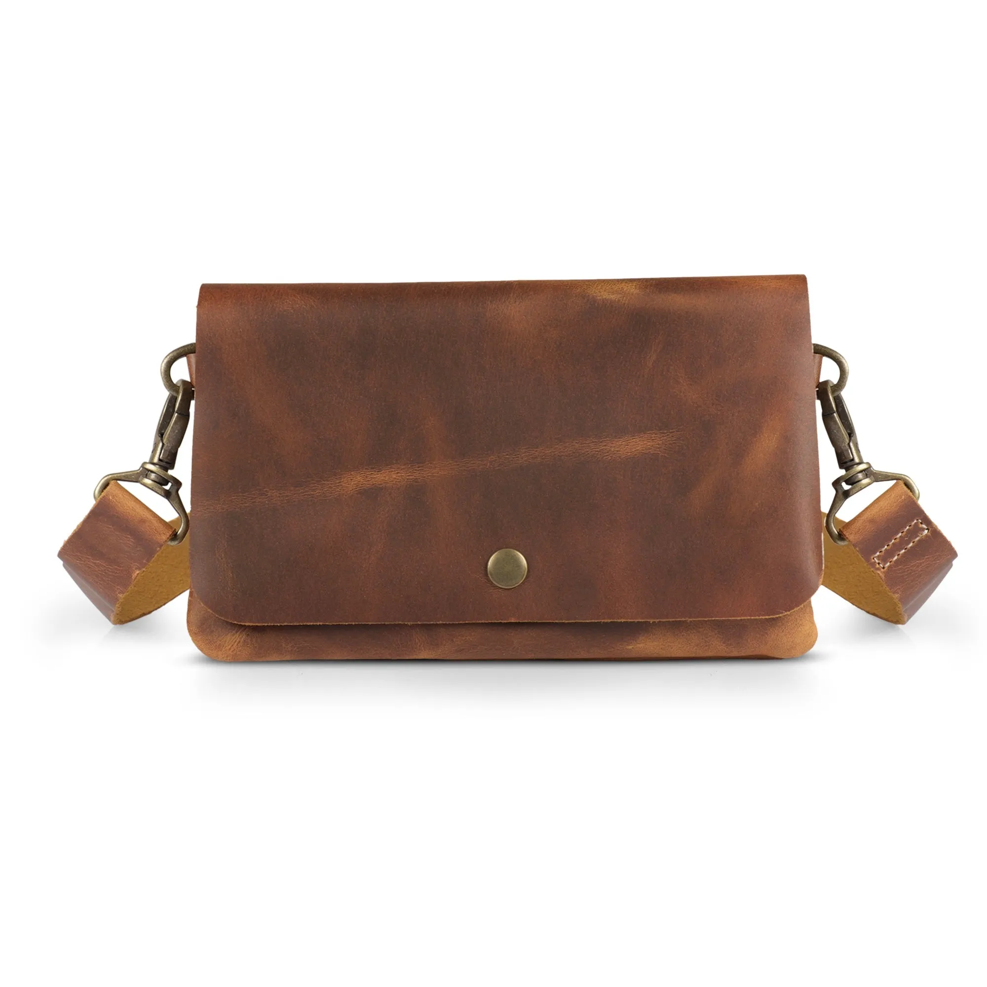 Teslin Leather Convertible Purse