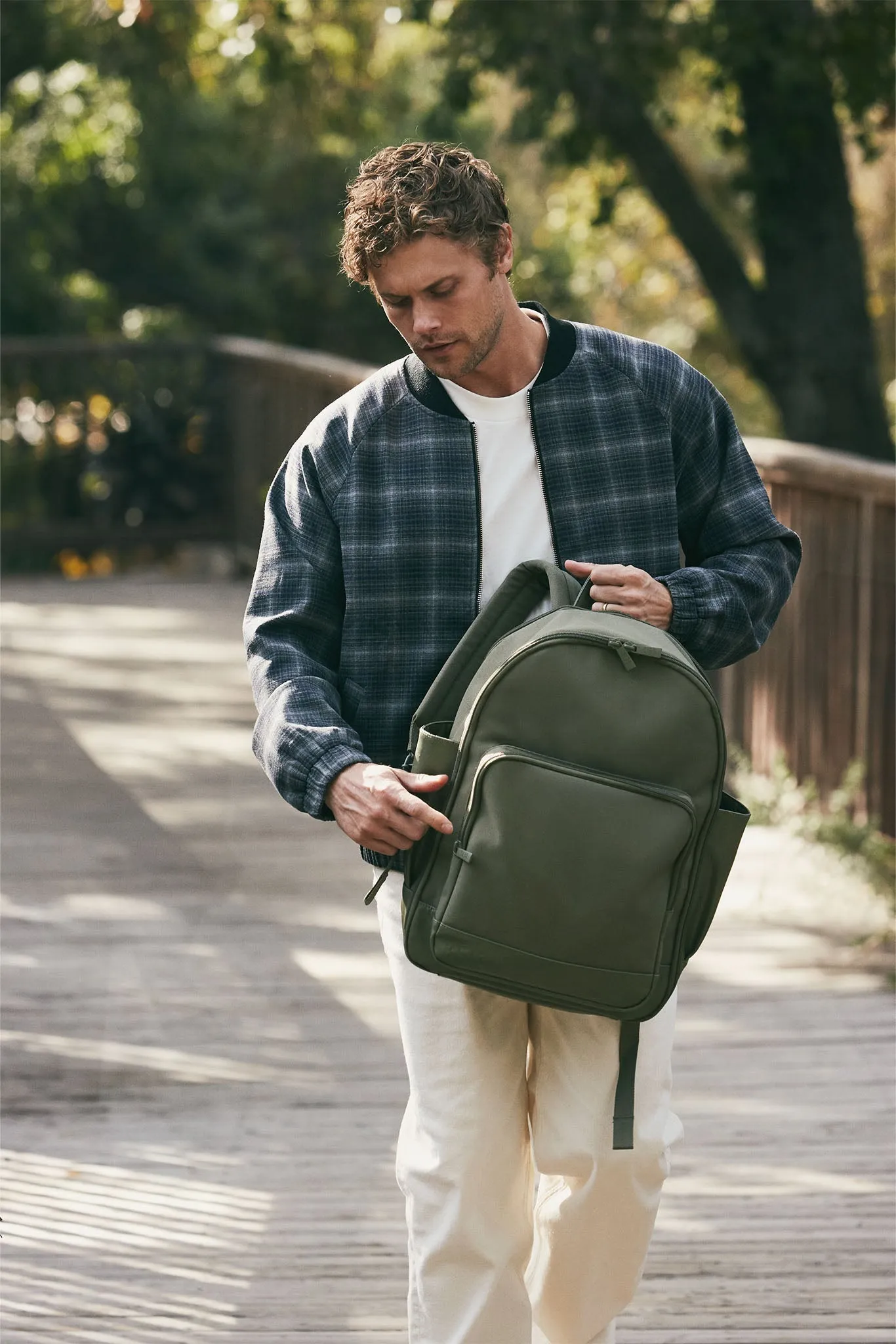 The Backpack in Olive