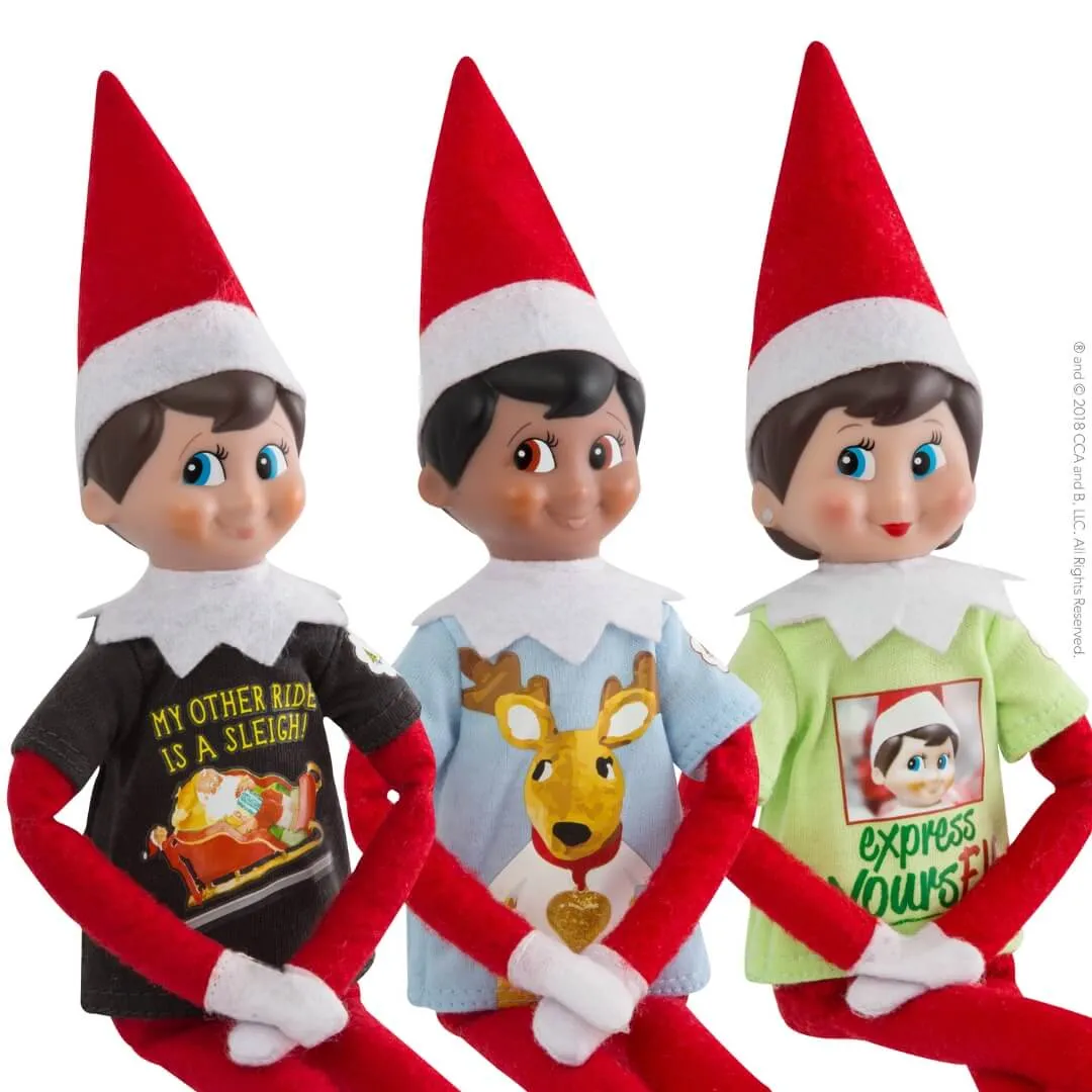 The Elf on the Shelf® Claus Couture Collection® Tee Multipack: Express YoursELF