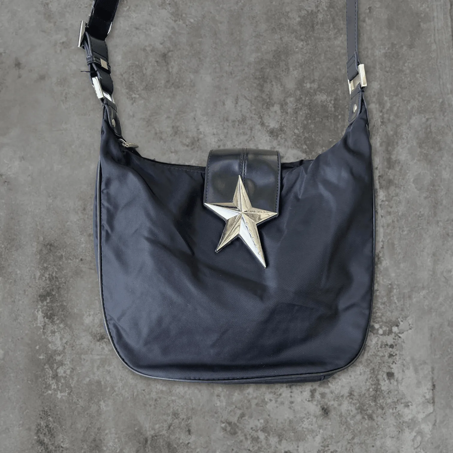 THIERRY MUGLER CHROME STAR SIDE BAG