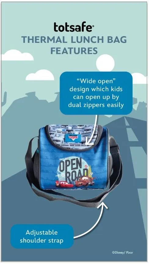 Totsafe Disney Back 2 School Collection Thermal Lunch Bag